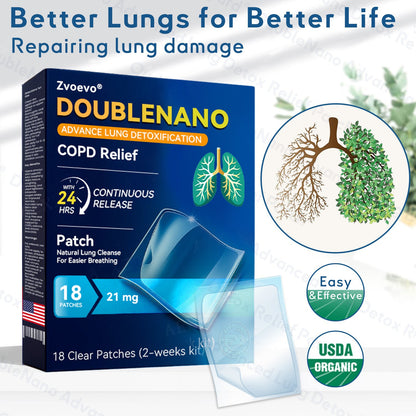 🛡️🛡️FDA Approved|Zvoevo® DoubleNano COPD Relief Patch (💝 Cough, wheezing, shortness of breath, sputum, stuffy nose, bronchitis, bronchitis, allergy symptoms, lung discomfort🫁)