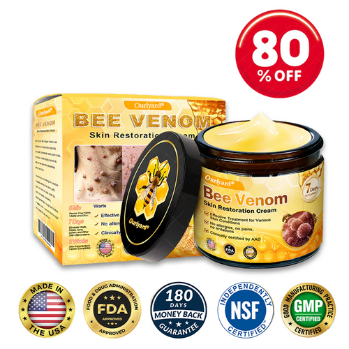 🔥FDA Approved: Ourlyard® Bee Venom Skin Restoration Cream — 🔥Limited Time 80% OFF🔥