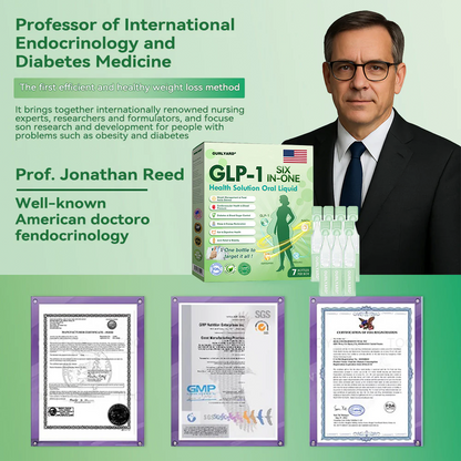 ☀️Official Store |Ourlyard®GLP-1 SIX-IN-ONE Health Solution Oral Liquid (Just once a day, visible changes in 7 days) For obesity, cardiovascular health, diabetes, sleep apnea, Gut Health, joint issues, and more