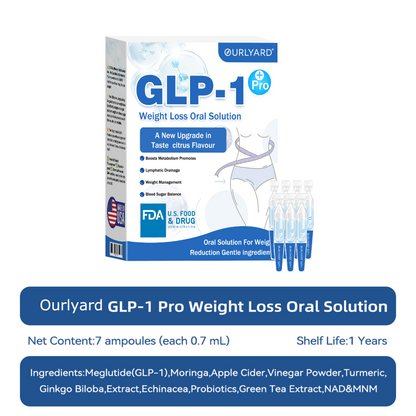 ☀️Ourlyard® GLP-1 Pro Weight Loss Oral Solution – Visible results in 7 days, no side effects, suitable for all age groups