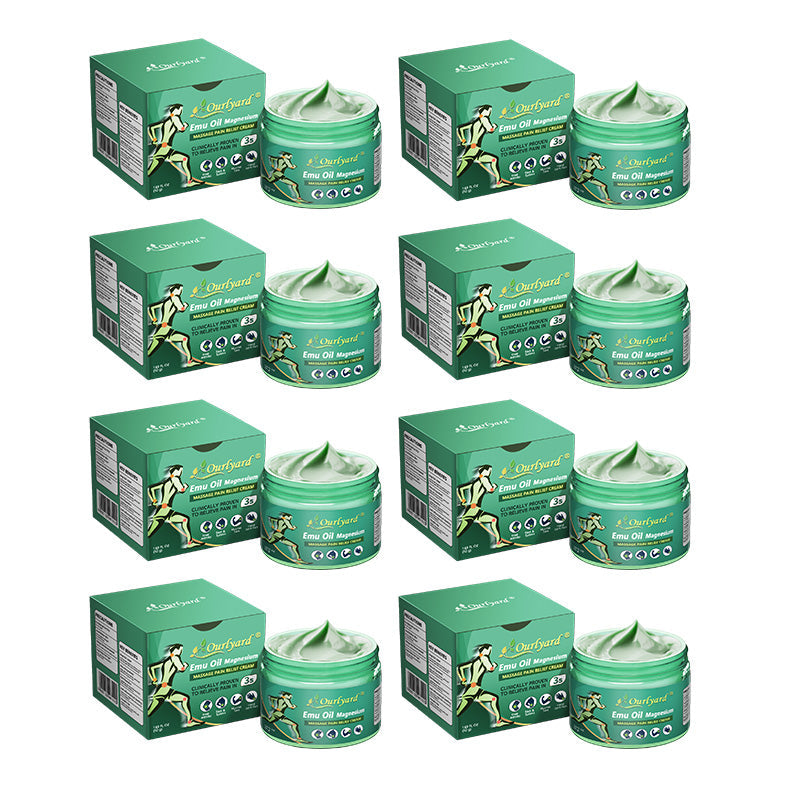 🔥🔥FDA Approved|Ourlyard® Advanced Magnesium & Emu Oil Massage Pain Relief Cream (🏅The Ultimate Solution for Muscle Aches, Arthritis, Joint Pain, Nerve Pain, Inflammation, and Stiffness)