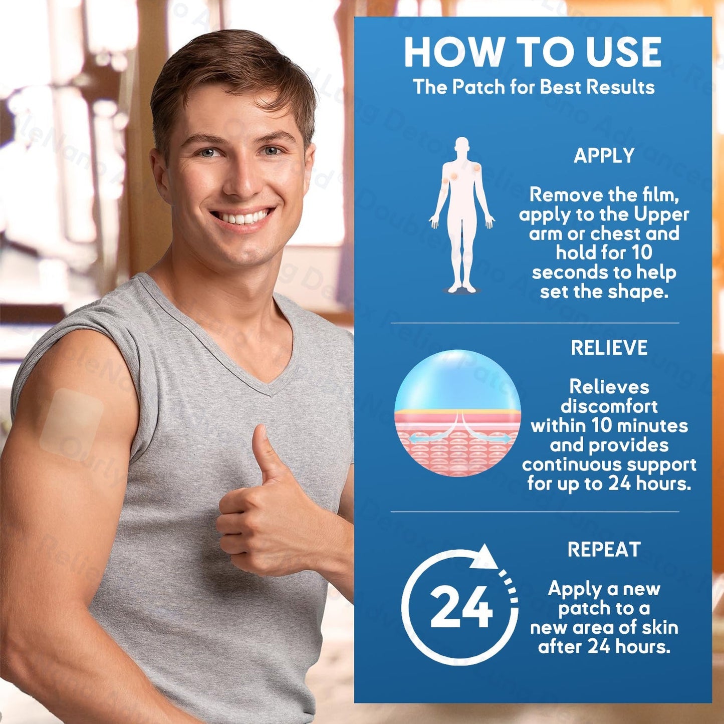 🛡️🛡️FDA Approved|Zvoevo® DoubleNano COPD Relief Patch (💝 Cough, wheezing, shortness of breath, sputum, stuffy nose, bronchitis, bronchitis, allergy symptoms, lung discomfort🫁)