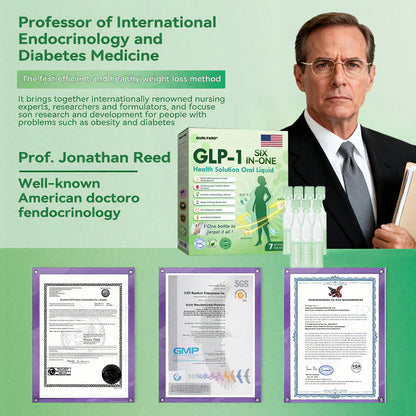 💫Official Store |Ourlyard®GLP-1 SIX-IN-ONE Health Solution Oral Liquid (Just once a day, visible changes in 7 days) For obesity, cardiovascular health, diabetes, sleep apnea, Gut Health, joint issues, and more